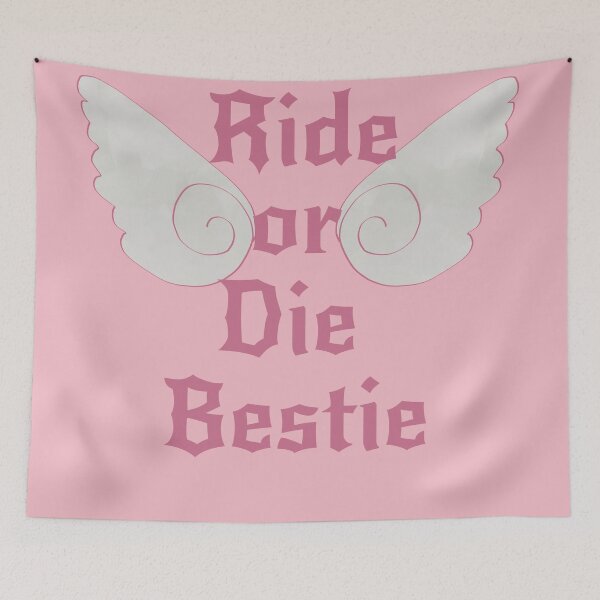 Item preview, Pink Ride or Die Bestie with Wings designed and sold by JaygiesDesign.