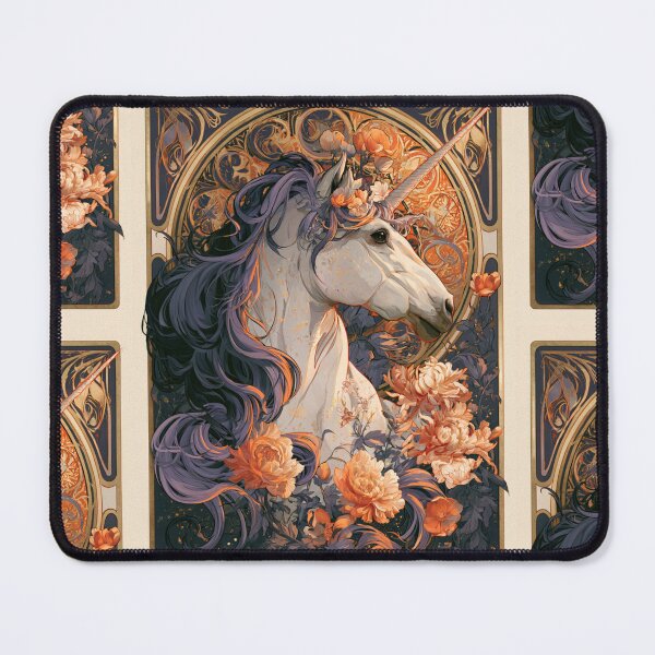 Item preview, Art nouveau unicorn designed and sold by MendaciousMina.