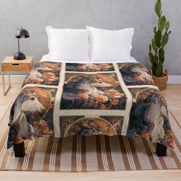 Item preview, Art nouveau unicorn designed and sold by MendaciousMina.