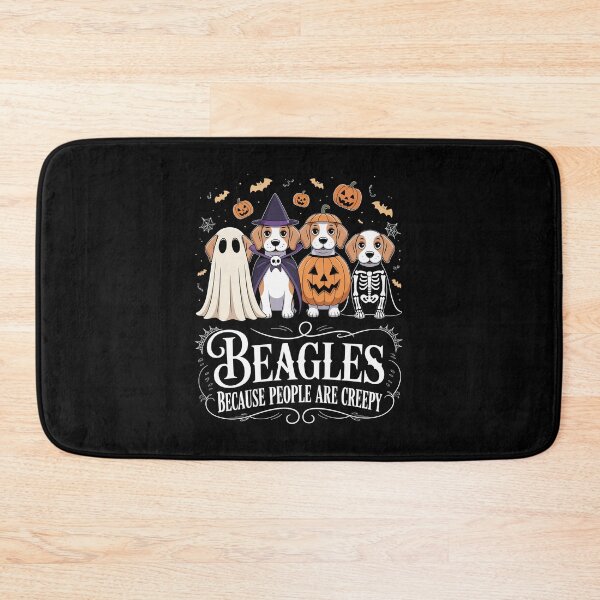 Item preview, Beagles Because People Are Creepy – Funny Halloween Beagle Dog Art designed and sold by jkrphoto.
