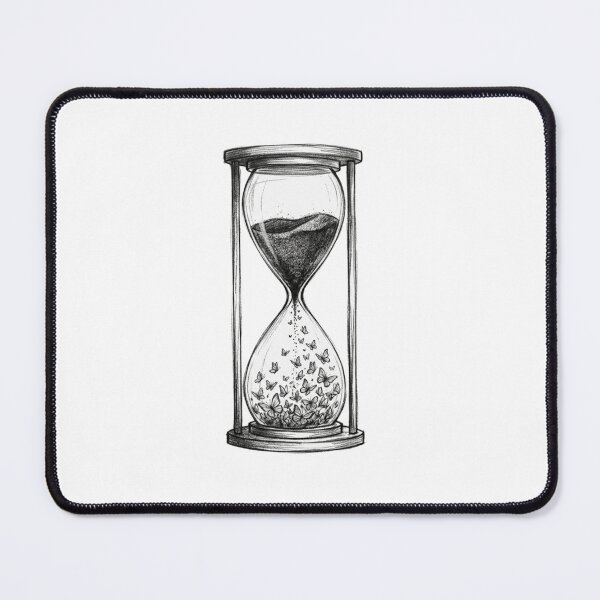 Item preview, Metamorphosis Hourglass Butterfly Pencil Sketch designed and sold by Sanan Israyilli.