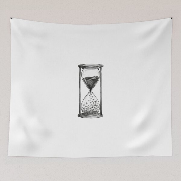 Item preview, Metamorphosis Hourglass Butterfly Pencil Sketch designed and sold by Sanan Israyilli.