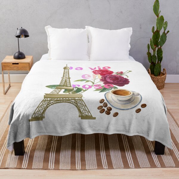 Item preview, la vie en rose vintage Paris aesthetic typography designed and sold by stileepensieri.
