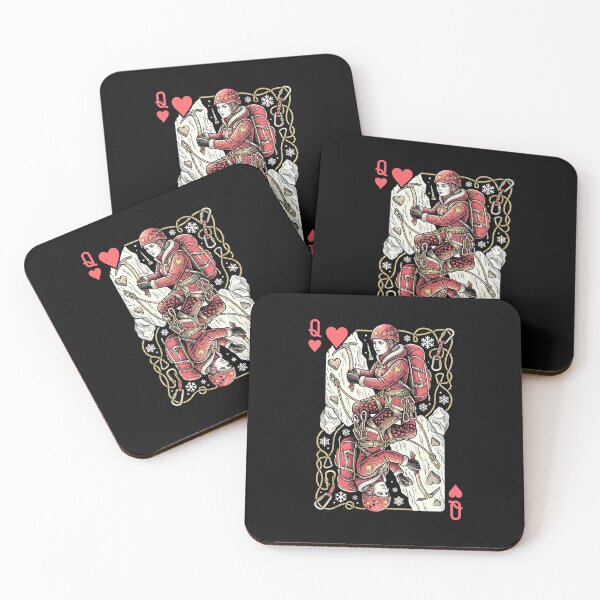 Item preview, Mountain Climber Queen Of Hearts Rock Climbing Climbers designed and sold by GrandeDuc.
