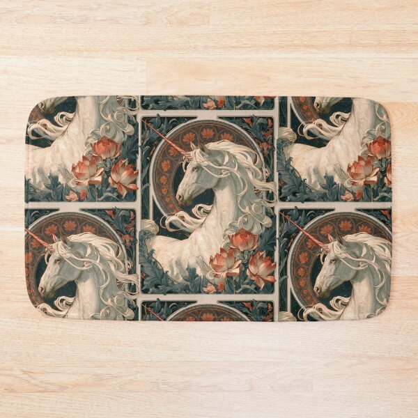 Item preview, Art nouveau unicorn designed and sold by MendaciousMina.
