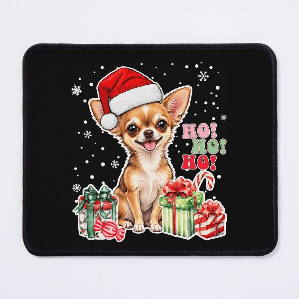 Item preview, Cute Chihuahua Christmas Ho Ho Ho, Santa Hat designed and sold by happiecatstore.