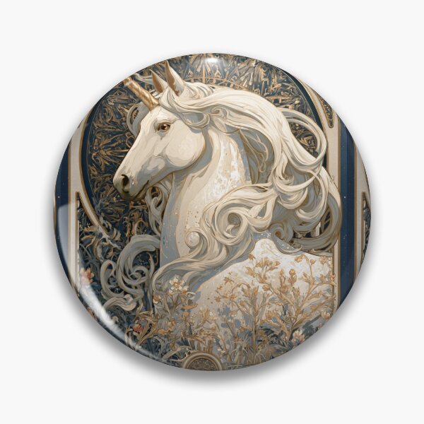 Item preview, Art nouveau unicorn designed and sold by MendaciousMina.