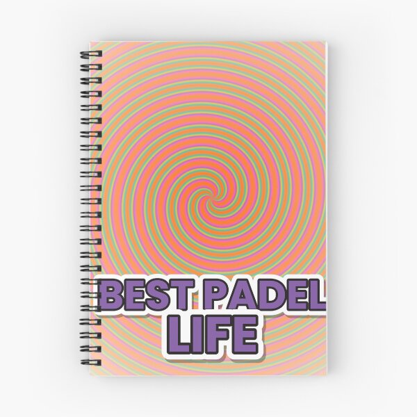 Item preview, Best Padel Life Groovy Retro Swirl Design designed and sold by CourtCultureHQ.