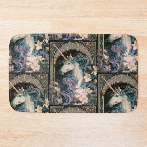Item preview, Art nouveau unicorn designed and sold by MendaciousMina.