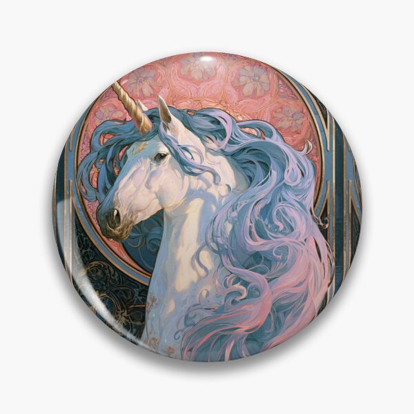Item preview, Art nouveau unicorn designed and sold by MendaciousMina.