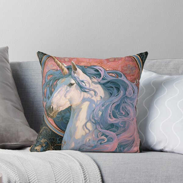 Item preview, Art nouveau unicorn designed and sold by MendaciousMina.