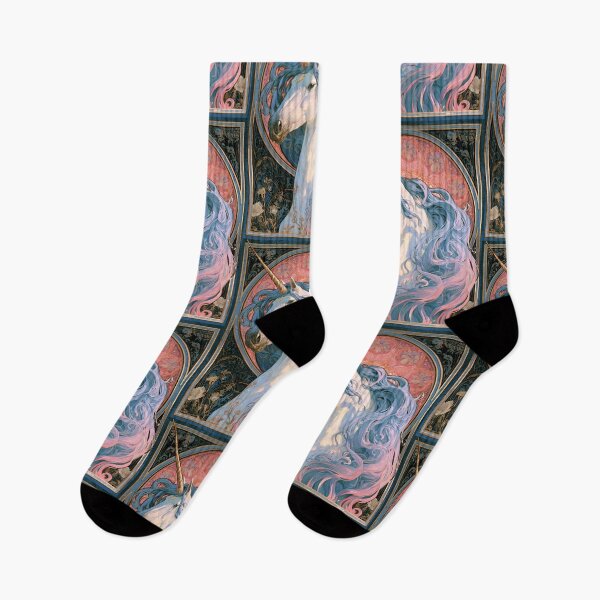 Item preview, Art nouveau unicorn designed and sold by MendaciousMina.
