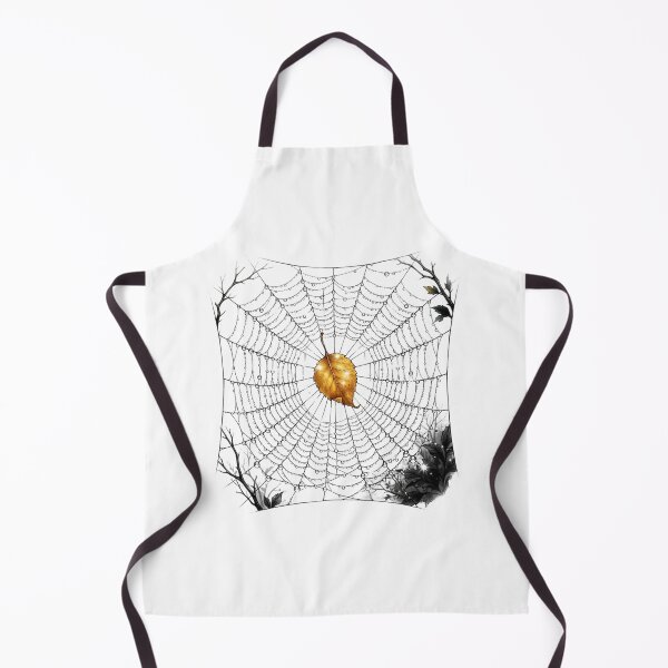 Item preview, Golden Autumn Leaf Dewy Spiderweb designed and sold by Sanan Israyilli.