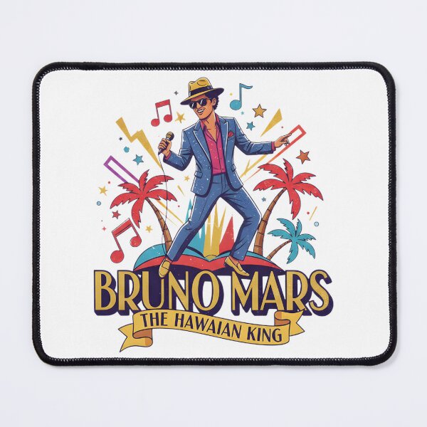 Item preview, Bruno Mars Inspired Vector Art Design for Music Lovers designed and sold by ziadhosaaam.