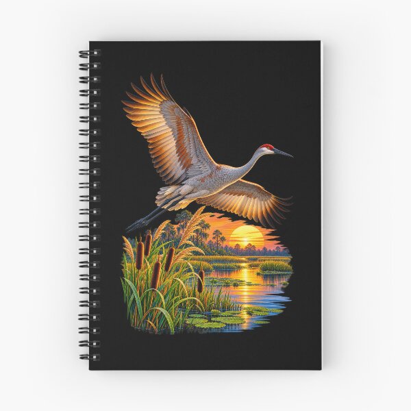Item preview, Sandhill Crane Sunset Flight designed and sold by RockitBaby.