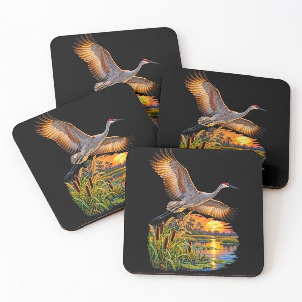 Item preview, Sandhill Crane Sunset Flight designed and sold by RockitBaby.