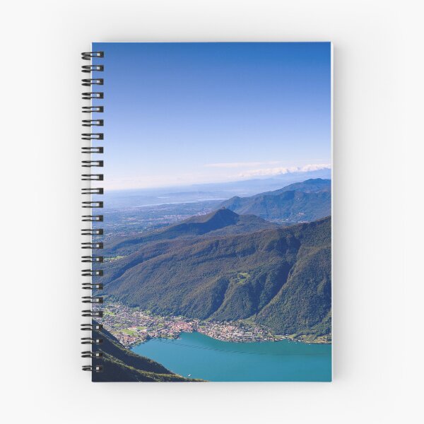 Item preview, Ariel view of Lago di Lugano, Switzerland color photograph designed and sold by Jéanpaul  Ferro.