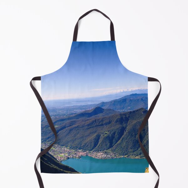Item preview, Ariel view of Lago di Lugano, Switzerland color photograph designed and sold by Jéanpaul  Ferro.