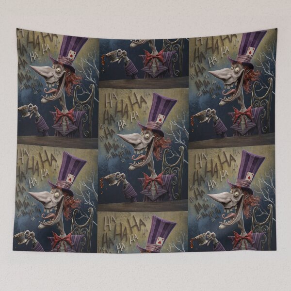 Item preview, The Mad Hatter Alice in Wonderland illustration designed and sold by Vintage Designs +.