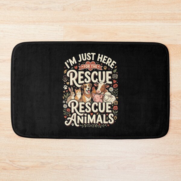 Item preview, Vegan Animals I’m Just Here For The Rescue Animals Vegan   designed and sold by YASSINE HZ.
