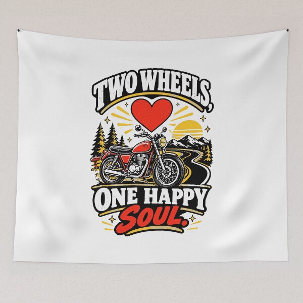 Item preview, Two Wheels One Happy Soul  designed and sold by RAS-77.