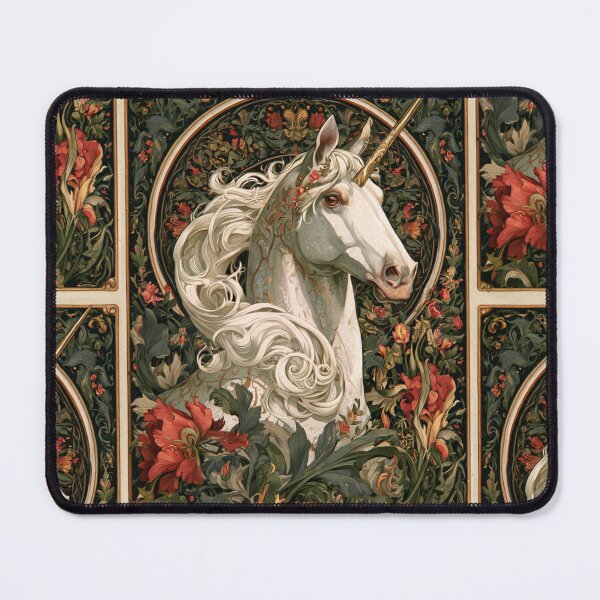 Item preview, Art nouveau unicorn designed and sold by MendaciousMina.