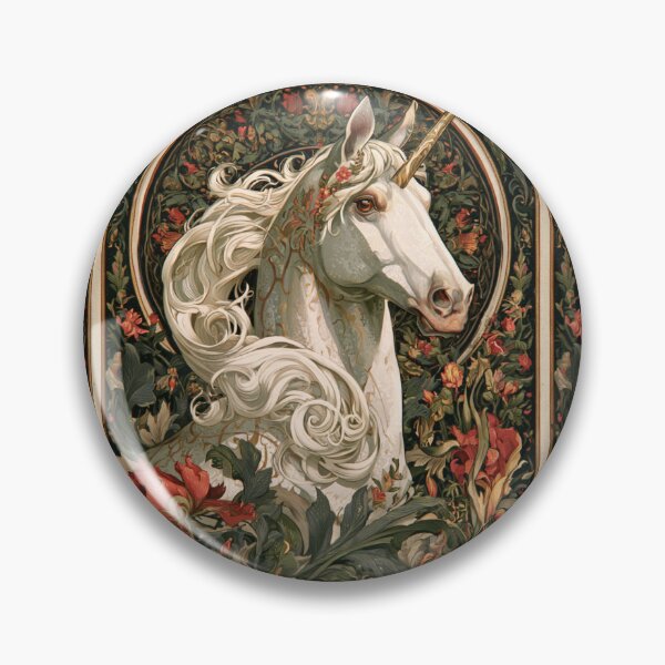 Item preview, Art nouveau unicorn designed and sold by MendaciousMina.