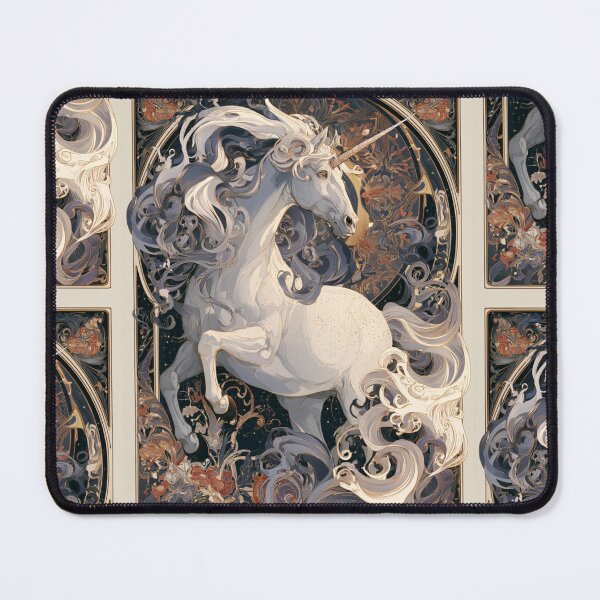 Item preview, Art nouveau unicorn designed and sold by MendaciousMina.