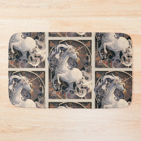 Item preview, Art nouveau unicorn designed and sold by MendaciousMina.