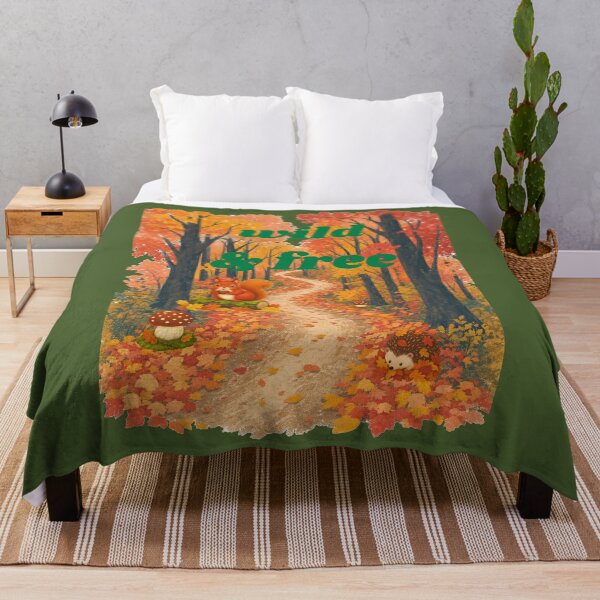 Item preview, wild and free vintage botanical autumn forest  designed and sold by stileepensieri.
