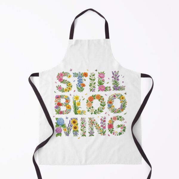 Item preview, Still Blooming Colorful Floral Typography designed and sold by Sanan Israyilli.