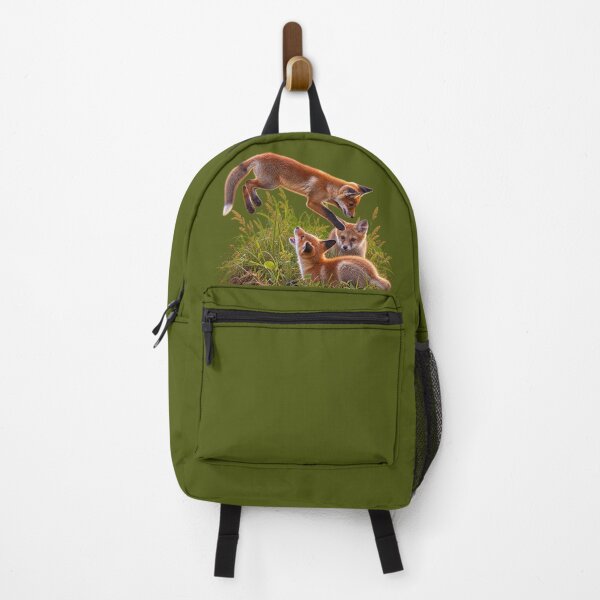 Item preview, Three Playful Fox Kits in Meadow Grass designed and sold by Medve Photography & Design.