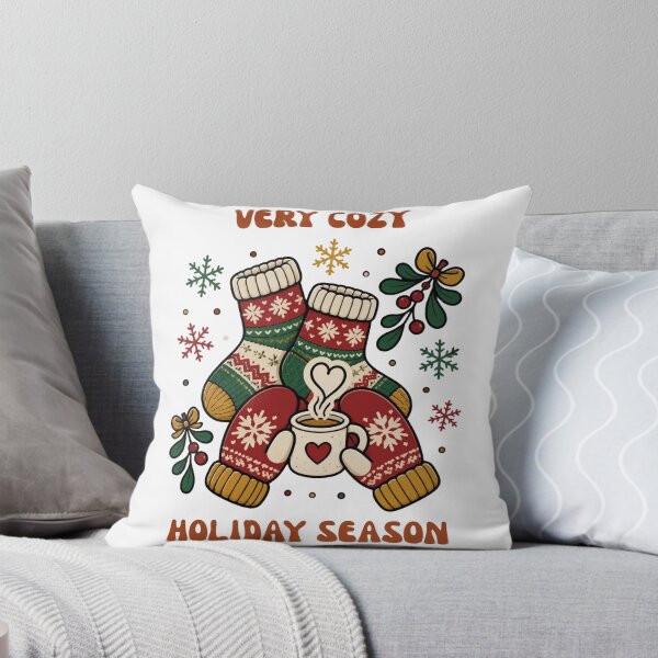 Item preview, The Snuggle Is Real Cute Winter Socks Retro Christmas Sticker Art designed and sold by wildsilencee.