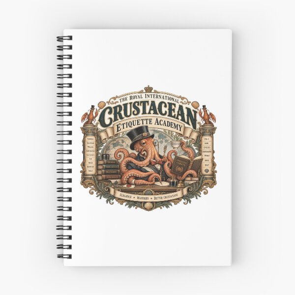 Item preview, The Royal Crustacean Etiquette Academy designed and sold by GorinART.