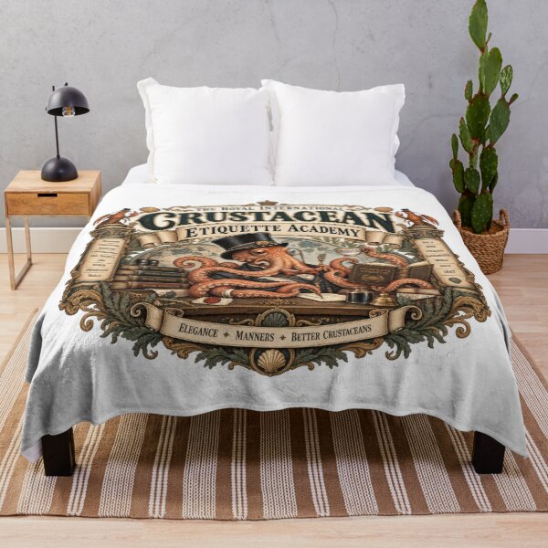 Item preview, The Royal Crustacean Etiquette Academy designed and sold by GorinART.