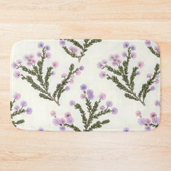 Item preview, Lilac Heath Flower & Fern Sprig Pattern designed and sold by Studio BC.