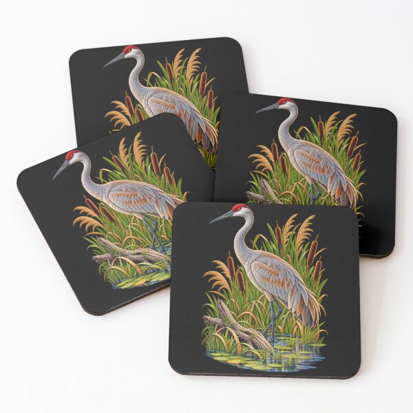Item preview, Crane Among Marsh Reeds designed and sold by RockitBaby.