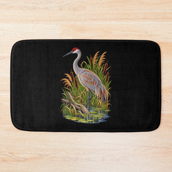 Item preview, Crane Among Marsh Reeds designed and sold by RockitBaby.