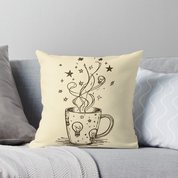 Item preview, Line Art Coffee Mug Ideas Lightbulb Creative Sketch Design designed and sold by @SHINTOSARTSTORE.