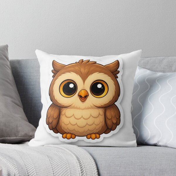 Item preview, Cute Kawaii Owl | Woodland Autumn Forest Character designed and sold by LearnFunStore.