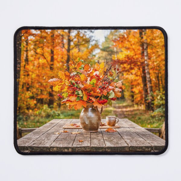 Item preview, Vase Of Autumn Leaves designed and sold by Home Decor Art.