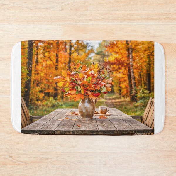 Artikelvorschau, Vase Of Autumn Leaves entworfen und verkauft von Home Decor Art.