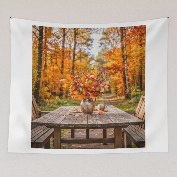 Item preview, Vase Of Autumn Leaves designed and sold by Home Decor Art.