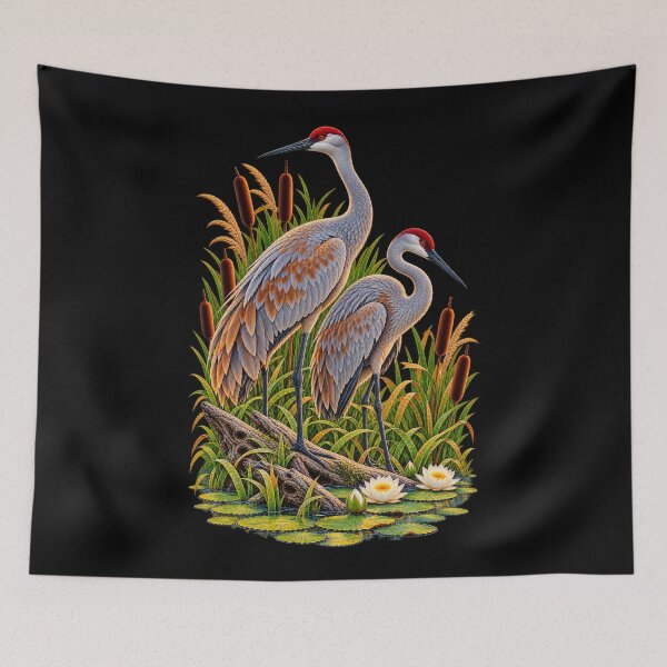 Item preview, Marshland Crane Companions designed and sold by RockitBaby.