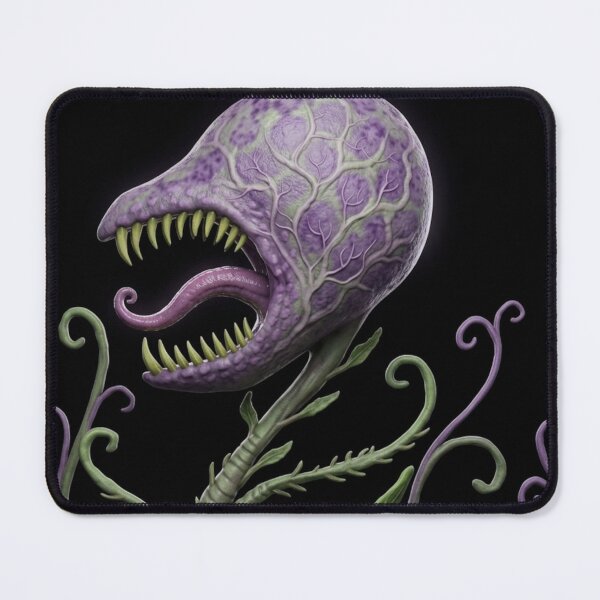 Item preview, Man eating plant horror illustration designed and sold by Vintage Designs +.