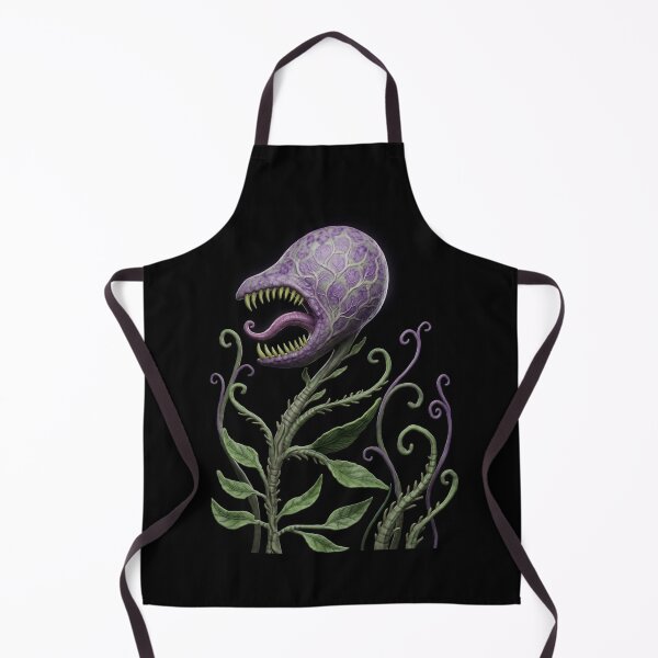 Item preview, Man eating plant horror illustration designed and sold by Vintage Designs +.