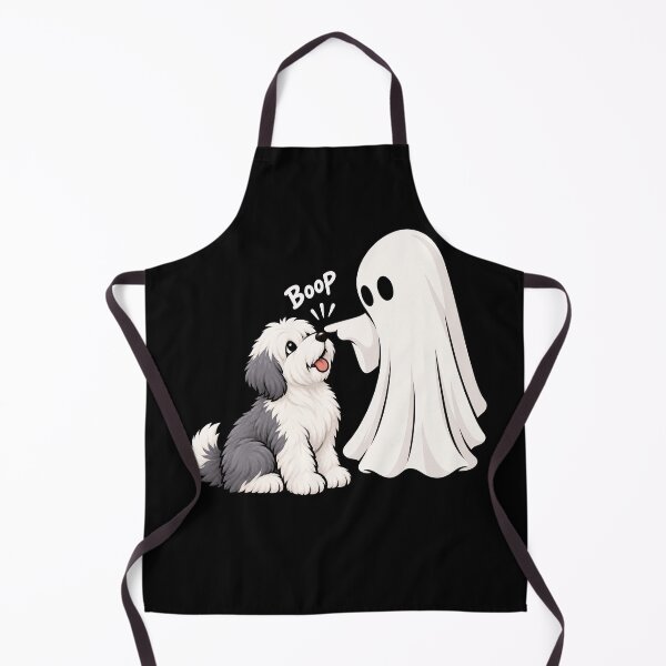 Item preview, Funny Ghost Old English Sheepdog Boop Halloween Design Mom Dad designed and sold by rafaeltto.