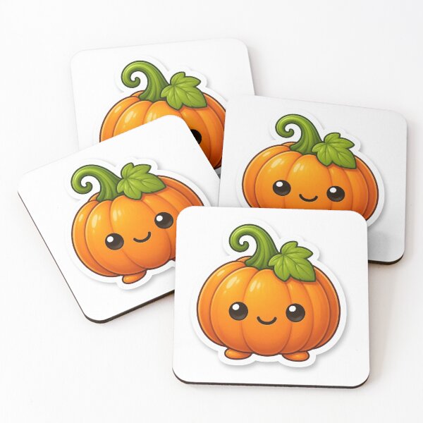 Item preview, Cute Kawaii Pumpkin | Happy Autumn Fall Halloween Character designed and sold by LearnFunStore.