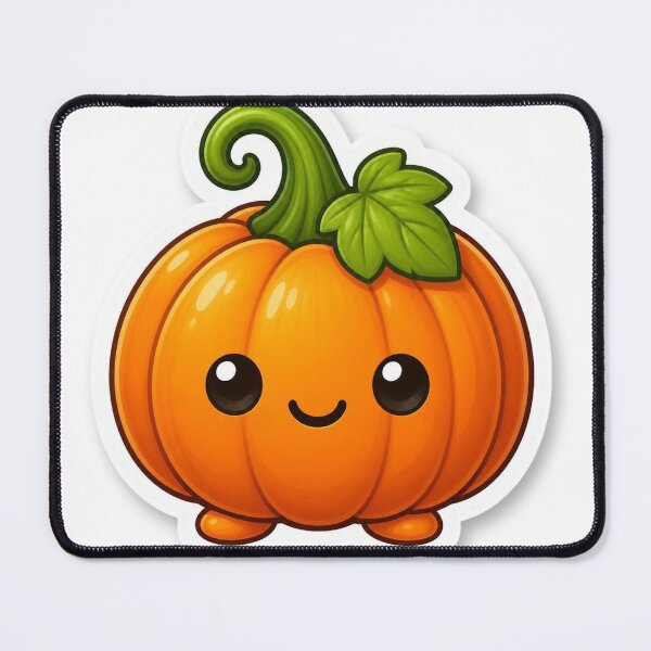 Item preview, Cute Kawaii Pumpkin | Happy Autumn Fall Halloween Character designed and sold by LearnFunStore.