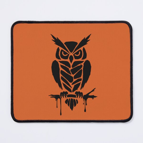 Item preview, Angry Owl Ink Art Gothic Halloween Night Bird designed and sold by cabana.space.